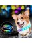 Beyaz Stil USB Şarj Edilebilir Pet Köpek LED Parlayan Yaka Pet Aydınlık Yanıp Sönen Kolye Açık Yürüyüş Köpek Gece Güvenlik Yaka Pet Malzemeleri (Yurt Dışından) 5