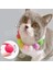 Mor Tarzı Xl Beden Peluş Top Köpek Yaka Kedi Kolye Tatlı Pet Eşarp Sevimli Kitty Aksesuarları Pembe Köpek Boyun Askısı Ponponlu Yorkie Chihuahua Pug (Yurt Dışından) 3