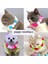 Mor Tarzı Xl Beden Peluş Top Köpek Yaka Kedi Kolye Tatlı Pet Eşarp Sevimli Kitty Aksesuarları Pembe Köpek Boyun Askısı Ponponlu Yorkie Chihuahua Pug (Yurt Dışından) 5