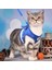 Mavi Stil Xs 0-1.5kg Kedi Köpek Ayarlanabilir Koşum Yelek Yavru Köpekler Için Yürüyüş Kurşun Tasma Küçük Orta Köpek Için Polyester Örgü Koşum Kedi Kedi Pet (Yurt Dışından) 5