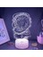 Beyaz Ejderha Anime 3D Erkek Için Gece Lambası 16 Renk Kız Odası Dekoru Illusion LED Lamba USB Manga Beyaz Ejderha Figürü Uygun Çocuk Hayranları Yılbaşı Hediyeleri (Lav Lambası) (Yurt Dışından) 1