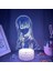 Steins Gate Anime 3D Erkek Için Gece Lambası 16 Renk Kız Odası Dekor Illusion LED Lamba USB Manga Makise Kurisu Şekil Uygun Çocuklar Hayranlar Noel Hediyeleri (Lav Lambası) (Yurt Dışından) 1
