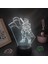 Final Fantasy Oyunu Erkek Için 3D Gece Lambası 16 Renk Kız Odası Dekoru Illusion LED Lamba USB Oyunu Final Fantasy Figürü Uygun Çocuk Hayranları Yılbaşı Hediyeleri (Siyah Lamba) (Yurt Dışından) 1