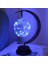 LED Dekoratif Lamba Masa Lambası 3D Sihirli Ay Işığı Ferforje Gece Lambası Noel Ev Dekorasyonu Doğum Günü Hediyesi USB Güç Kaynağı 5.5 * 5.1 * 11 Inç (Mavi) (Yurt Dışından) 4