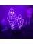 Undertale Oyunu 3D Erkek Için Gece Lambası 16 Renk Kız Odası Dekoru Illusion LED Lamba USB Oyunu Sans Frisk Şekil Uygun Çocuklar Hayranlar Yılbaşı Hediyeleri (Siyah) (Yurt Dışından) 1
