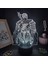 Berserk Guts Anime 3D Erkek Için Gece Lambası 16 Renk Kız Odası Dekoru Illusion LED Lamba USB Manga Berserk Guts Şekil Uygun Çocuk Hayranları Yılbaşı Hediyeleri (Berserk Guts1) (Yurt Dışından) 1