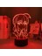 LED Işık Anime Fate Saber Çocuklar Için Yatak Odası Dekorasyon Nightlight Çocuk Doğum Günü Hediyesi Odası Dekor 3D Lamba Manga Fate Saber (Yurt Dışından) 1