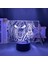 Allack On Tltan Anime 3D Gece Işığı Erkek 16 Renk Kız Odası Dekoru Illusion LED Lamba USB Manga Hange Zoe Figürü Uygun Çocuk Hayranları Yılbaşı Hediyeleri (Allack On Tltan 6) (Yurt Dışından) 1