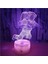 Akrilik 3D Lamba Illusion Yaratıcı Astronot LED Nightlight Çocuk Çocuk Yatak Odası Uyku Işıkları Ev Dekorasyonu Için Hediye Masa Lambası, B-16 Renkli Uzaktan Kumandalı (Yurt Dışından) 4