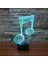 7 Renk 3D Stereoskopik Akrilik Görsel Dokunmatik Lamba Müzik Notası LED Gece Işıkları (Yurt Dışından) 4