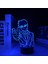 Mob Psycho 100 Anime 3D Gece Lambası Boy Için 16 Renk Kız Odası Dekor Illusion LED Lamba USB Manga Arataka Reigen Şekil Uygun Çocuklar Hayranlar Yılbaşı Hediyeleri (Yurt Dışından) 1