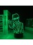 Mob Psycho 100 Anime 3D Gece Lambası Boy Için 16 Renk Kız Odası Dekor Illusion LED Lamba USB Manga Arataka Reigen Şekil Uygun Çocuklar Hayranlar Yılbaşı Hediyeleri (Yurt Dışından) 4