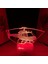 Hava Uçak Modeli 3D Gece Lambası Ev Yatak Odası Masa Dekorasyonu Çocuk Hediyesi Için Helikopter USB Şarj, B-16 Renkli Uzaktan Kumandalı (Yurt Dışından) 4