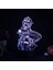 Genshin Etki Oyunu 3D Erkek Için Gece Lambası 16 Renk Kız Odası Dekoru Illusion LED Lamba USB Oyunu Raiden Shogun Şekil Uygun Çocuk Hayranları Yılbaşı Hediyeleri (Siyah) (Yurt Dışından) 1