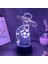 Kaptan Tsubasa Anime 3D Erkek Için Gece Lambası 16 Renk Kız Odası Dekoru Illusion LED Lamba USB Manga Tsubasa Figürü Uygun Çocuk Hayranları Yılbaşı Hediyeleri (Kaptan Tsubasa1) (Yurt Dışından) 1
