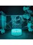 Bleaoh Anime 3D Erkek Için Gece Lambası 16 Renk Kız Odası Dekor Illusion LED Lamba USB Manga Grimmjow Jaegerjaquez Şekil Uygun Çocuklar Hayranlar Noel Hediyeleri (Lav Lambası) (Yurt Dışından) 1