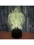3D LED USB Illusion Lamba Erkek Bebek Gece Lambası Uyku Gece Lambası Renkli Ev Dekor Işıkları Hediye, A-7 Renk Hiçbir Uzaktan (Yurt Dışından) 1