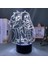 Erkek Için Külot ve Çorap Anime 3D Gece Lambası 16 Renk Kız Odası Dekoru Illusion LED Lamba USB Manga Külot ve Çorap Şekil Uygun Çocuklar Hayranlar Yılbaşı Hediyeleri (Yurt Dışından) 4