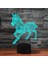 3D At Gece Işığı Lambası Illusion Gece Lambası 7 Renk Değiştirme Dokunmatik Anahtar Masa Masa Dekorasyon Lambaları Hediye Akrilik Düz Abs Taban USB Kablosu Oyuncak (Yurt Dışından) 1
