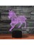 3D At Gece Işığı Lambası Illusion Gece Lambası 7 Renk Değiştirme Dokunmatik Anahtar Masa Masa Dekorasyon Lambaları Hediye Akrilik Düz Abs Taban USB Kablosu Oyuncak (Yurt Dışından) 2