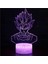 Goku Anime 3D Erkek Için Gece Lambası 16 Renkler Kız Odası Dekor Illusion LED Lamba USB Manga Manga Şekil Uygun Çocuklar Hayranlar Noel Hediyeleri (Manga 1) (Yurt Dışından) 1