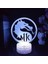 Oyun Mortal Kombated Hayranları Için 3D Nightlight 16 Renk Dekor Illusion Uzaktan Kumandalı LED Lamba, Oyun Figürü Noel Hediyesi Oyuncaklar Çocuklar / Erkekler (Lav Lambası) (Yurt Dışından) 1