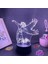 Haikynn Anime 3D Gece Lambası Boy Için 16 Renkler Kız Odası Dekoru Illusion LED Lamba USB Manga Tobio Şekil Uygun Çocuklar Fanlar Yılbaşı Hediyeleri (Siyah Lamba) (Yurt Dışından) 1