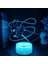 Boş Şövalye Oyunu 3D Erkek Için Gece Lambası 16 Renk Kız Odası Dekoru Illusion LED Lamba USB Oyun Logosu Şekil Uygun Çocuklar Hayranlar Noel Hediyeleri (Lav Lambası) (Yurt Dışından) 1
