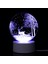 Gece Lambası 3D Illusion Lambası 7 Renk Değiştirme Işıkları Yatak Odası Oturma Odası Süslemeleri Noel Cadılar Bayramı Doğum Günü Hediyeleri Çocuklar Çocuklar Için Genç (Yurt Dışından) 1
