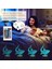 Köpekbalığı 3D Illusion Gece Lambası Hayvan Dokunmatik Masa Masa Lambası, Uzaktan Kumandalı 16 Renk Optik USB Çocuklar Için LED Gece Lambası Tatil Hediye Odası Dekorasyon (Yurt Dışından) 5