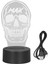 Kafatası 3D Işık 7 Renkli Dokunmatik LED Gece Lambası 3D Gece Lambası Değişen LED Gece Lambası USB Powered Yanında Lamba Doğum Günü Hediyesi Için Masa Dekorasyonu (Yurt Dışından) 1