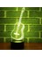 Gece Lambası Çocuklar Gece Lambası Yatak Odası Işığı Renkli Gece Lambası 3D LED Gece Lambası Ev Dekorasyonu Için 7 Renkli Işık ile Klasik Elektro Gitar Işık Inanılmaz Müzik Aleti Mu (Yurt Dışından) 1
