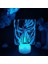Bleaoh Anime 3D Erkek Için Gece Lambası 16 Renk Kız Odası Dekor Illusion LED Lamba USB Manga Grimmjow Jaegerjaquez Şekil Uygun Çocuklar Hayranlar Noel Hediyeleri (Lav Lambası) (Yurt Dışından) 1