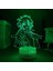 Çocuk Gece Lambası, 3D Gece Lambası, Renk Değişimli, Oda Dekorasyonu Gece Anime LED Işık Oda Dekorasyon Şeması Gece Lambası Çocuklar 3D Işık Yatak Odası (Yurt Dışından) 3