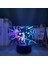 Derebeyi Anime 3D Gece Lambası Boy Için 16 Renkler Kız Odası Dekor Illusion LED Lamba USB Manga Ainz Ooal Şekil Uygun Çocuklar Fanlar Noel Hediyeleri (Yurt Dışından) 1