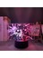 Derebeyi Anime 3D Gece Lambası Boy Için 16 Renkler Kız Odası Dekor Illusion LED Lamba USB Manga Ainz Ooal Şekil Uygun Çocuklar Fanlar Noel Hediyeleri (Yurt Dışından) 4