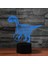 Çocuklar Için Gece Lambası 3D Dinozor LED Lamba Uzaktan Kumanda ile 16 Renk Değiştirme Noel Doğum Günü Hediyesi Çocuk Için (Yurt Dışından) 4