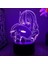 O Zaman Bir Balçık Olarak Reenkarne Oldum Rimuru Tempest Anime Figürü 3D Yatak Odası Için LED Lamba Manga Gece Işıkları Çocuk Hediyesi 3D Illusion Gece Lambası (Yurt Dışından) 1