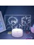 Hunten x Hunten Anime 3D Erkek Için Gece Lambası 16 Renk Kız Odası Dekoru Illusion LED Lamba USB Manga Kontrol Figürü Uygun Çocuk Hayranları Noel Hediyeleri (Lav Lambası) (Yurt Dışından) 1