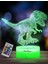 Çocuklar Için Dinozor Gece Lambası, 3D Illüzyon Gece Lambası, Uzaktan Kumanda ile 16 Renk Değiştirme, Oda Dekoru, Çocuklar Için Hediyeler Erkek Kız (Yurt Dışından) 1