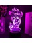 Hayranları Için Anime Dr Stoneed 3D Nightlight 16 Renkler Dekor Illusion Uzaktan Kumandalı LED Lamba, Manga Dr Stone Figure Noel Hediyesi Oyuncaklar Çocuklar / Erkekler (Yurt Dışından) 2