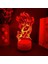Hayranları Için Anime Dr Stoneed 3D Nightlight 16 Renkler Dekor Illusion Uzaktan Kumandalı LED Lamba, Manga Dr Stone Figure Noel Hediyesi Oyuncaklar Çocuklar / Erkekler (Yurt Dışından) 3