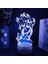 Hayranları Için Anime Dr Stoneed 3D Nightlight 16 Renkler Dekor Illusion Uzaktan Kumandalı LED Lamba, Manga Dr Stone Figure Noel Hediyesi Oyuncaklar Çocuklar / Erkekler (Yurt Dışından) 4