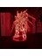 Hayranları Için Anime Gundamed 3D Nightlight 16 Renkler Dekor Illusion Uzaktan Kumanda ile LED Lamba, Manga Gundam Şekil Noel Hediyesi Oyuncaklar Çocuklar/erkekler (Yurt Dışından) 2