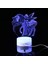 3D Unicorn Işık Akrilik Gece Lambası LED 7 Renk Değişimi Illusion Dokunmatik Uzaktan Masa Lambası USB Işık Pil Olmadan Yatak Odası Çocuklar Için (Yurt Dışından) 2