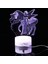 3D Unicorn Işık Akrilik Gece Lambası LED 7 Renk Değişimi Illusion Dokunmatik Uzaktan Masa Lambası USB Işık Pil Olmadan Yatak Odası Çocuklar Için (Yurt Dışından) 3