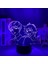 Devilman Crybaby Anime 3D Gece Lambası Boy Için 16 Renk Kız Odası Dekoru Illusion LED Lamba USB Manga Debiruman Şekil Uygun Çocuklar Fanlar Yılbaşı Hediyeleri (Yurt Dışından) 1