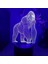 Boy Için Gorilla 3D Gece Lambası 16 Renkler Kız Odası Dekor Illusion LED Lamba USB Gorilla Şekil Uygun Çocuklar Fanlar Noel Hediyeleri (Gorilla3) (Yurt Dışından) 1