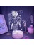 Jojo Tuhaf Macera Anime 3D Erkek Için Gece Lambası 16 Renk Kız Odası Dekoru Illusion LED Lamba USB Manga Jojo Figürü Uygun Çocuk Hayranları Yılbaşı Hediyeleri (Lav Lambası) (Yurt Dışından) 1