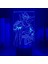 Tengen Toppa Gürren Lagann Kamina LED Gece Lambası Yatak Odası Dekoru Için Renkli Gece Lambası Anime Hediye 3D Lamba Kamina Gürren Lagann (Yurt Dışından) 1